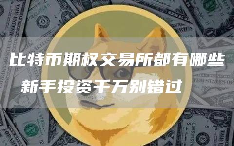 比特币期权交易所都有哪些 新手投资千万别错过